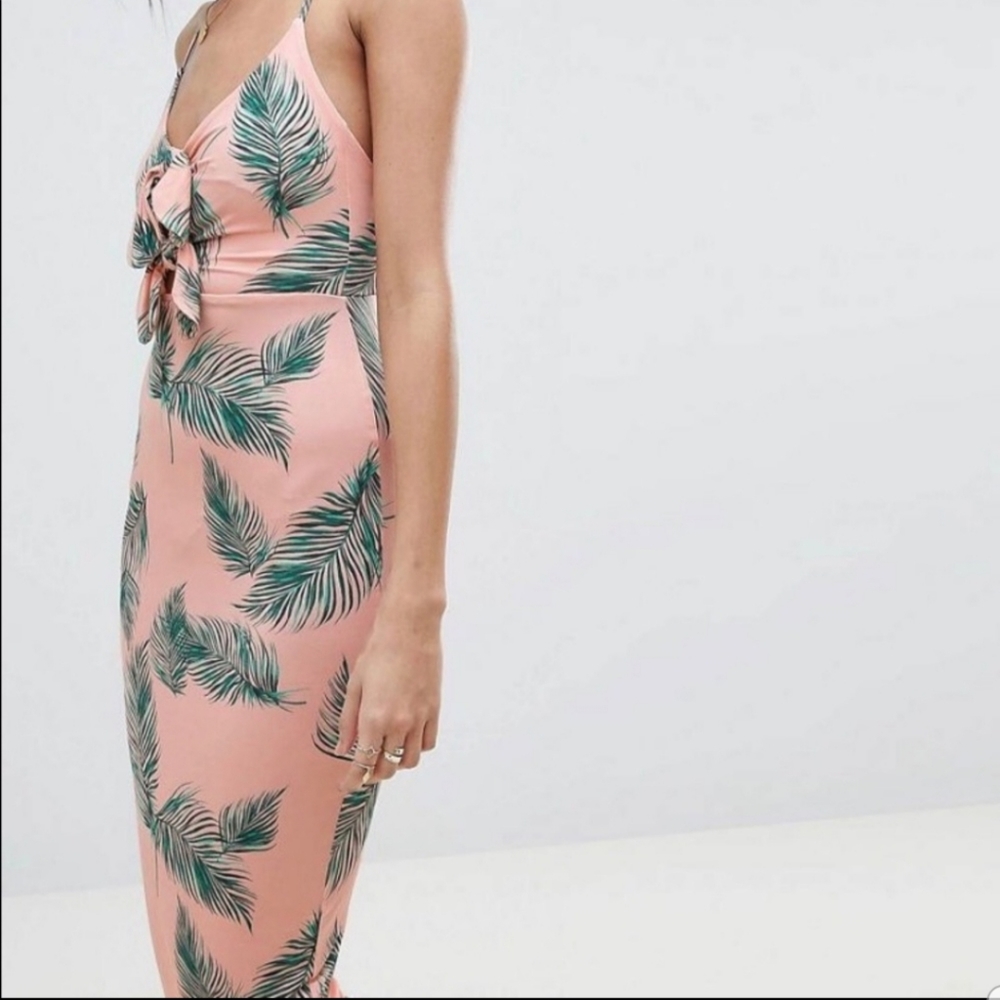 ASOS Tropical Midi Dress